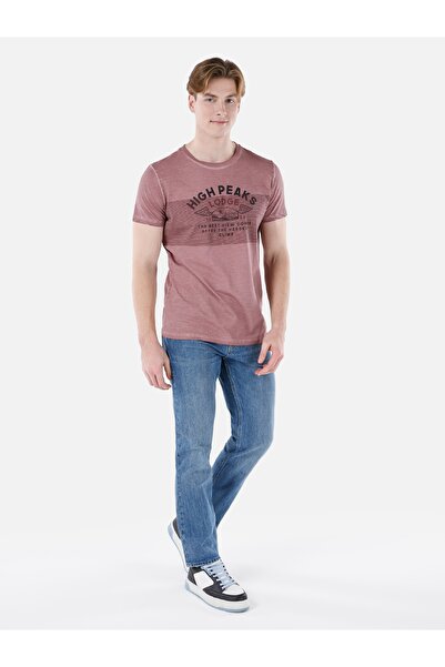 Colin's Ανδρικό κοντομάνικο μπλουζάκι με κανονική εφαρμογή με στρογγυλή λαιμόκοψη