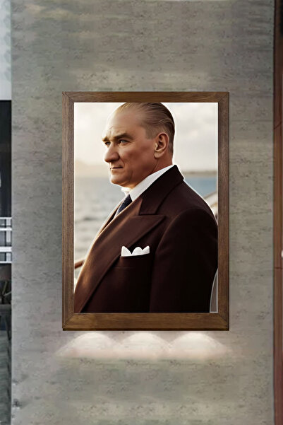 MODERN TASARI Pictură de perete ATATURK Lemn MDF 2D - Stratificat 2D HD&UV cu...