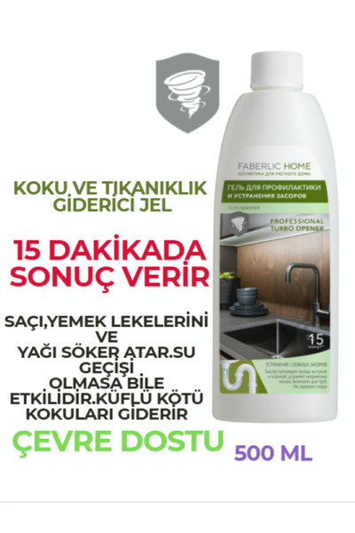 Faberlic Home Koku Ve Tıkanıklık Giderici Jel