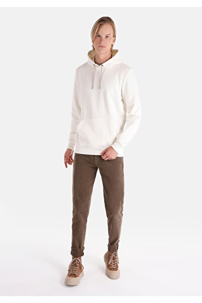 Colin's Regular Fit Örme Erkek Beyaz Sweatshirt