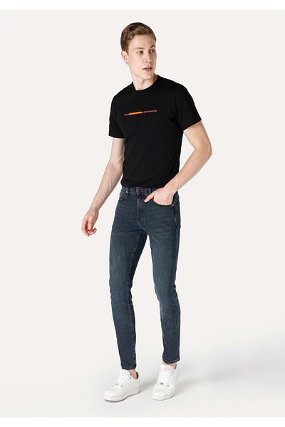 Colin's Slim Fit Low Waist Narrow Leg Men's Dark Indigo Jean Pants