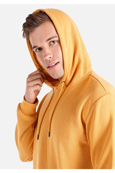 Colin's Мъжки жълт суитшърт с нормална кройка