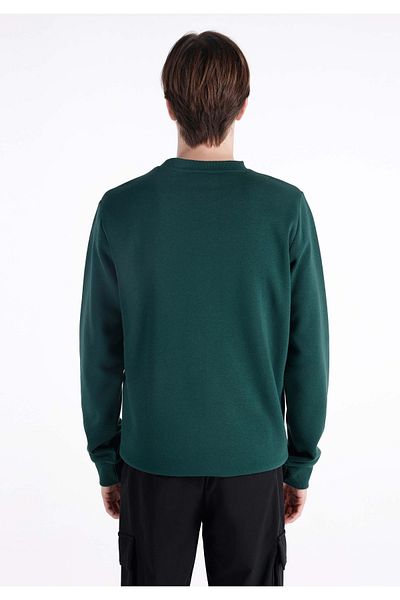 Colin's Regular Fit Men's Green Sweatshirt