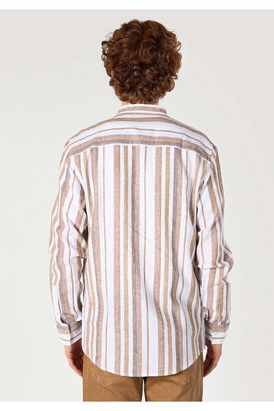 Colin's Beige Men's Shirt - U. Sleeve Model