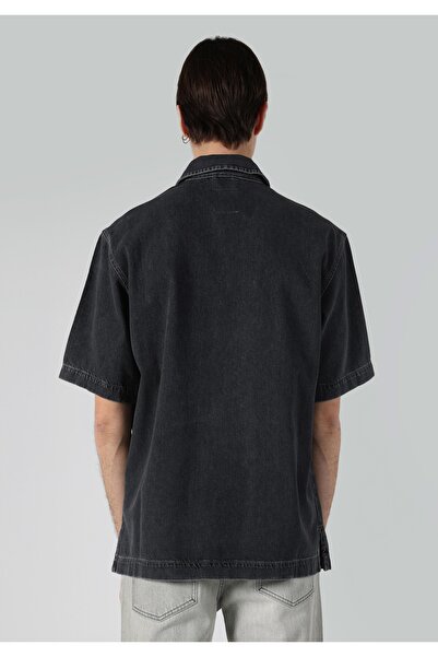 Colin's Зручний крій, кишені, сірий чоловічий сорочка з короткими рукавами Cl1062454