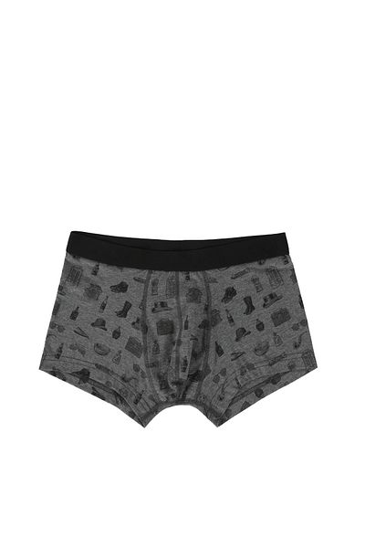Colin's Modern Fit Printed Men's Anthracite Boxers