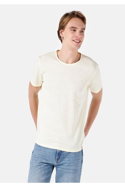 Colin's Regular Fit Crew Neck Basic Yellow Men's Short Sleeve T-Shirt Cl 1058580