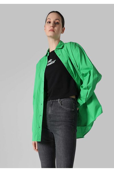 Colin's Green Regular Fit Women's Long Sleeve Shirt - Cl 1062116