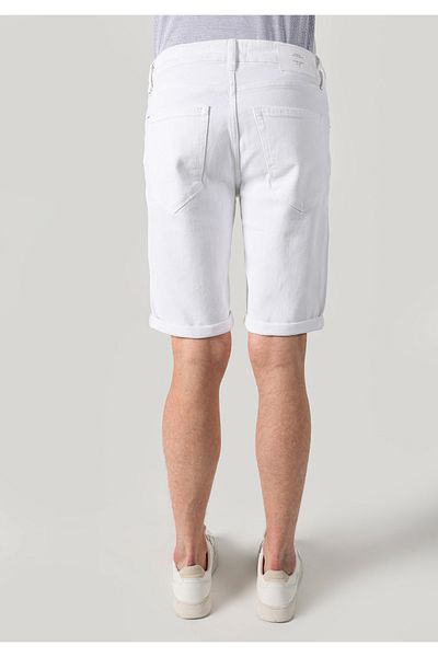Colin's Straight Fit Low Waist Men's White Jean Shorts