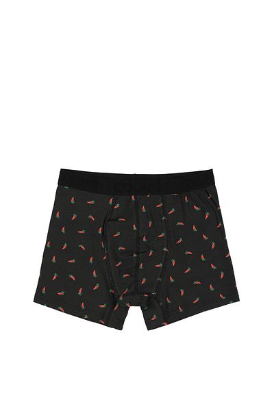 Colin's Modern Fit Printed Men's Black Boxers