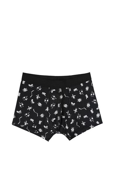 Colin's Men's Black Underwear - Printed