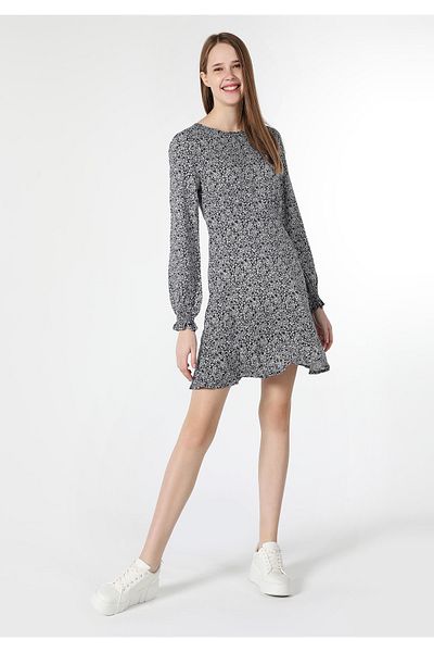 Colin's Slim Fit Women's Navy Blue Dress