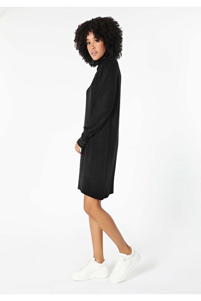 Colin's Regular Fit Düz Kadın Siyah Uzun Kol Elbise
