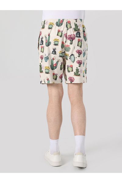Colin's Regular Fit Mid Waist Printed Men's Multicolor Shorts