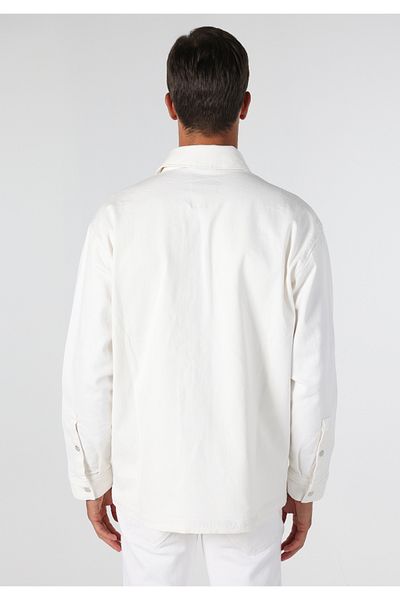 Colin's Regular Fit Unlined Men's Natural Jacket with Snap Fasteners