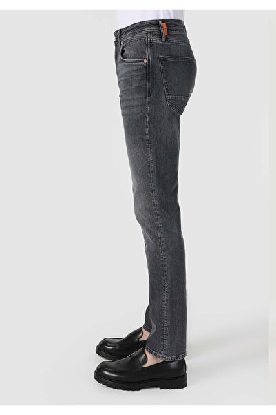 Colin's Straight Fit Low Waist Straight Leg Men's Black Jean Trousers