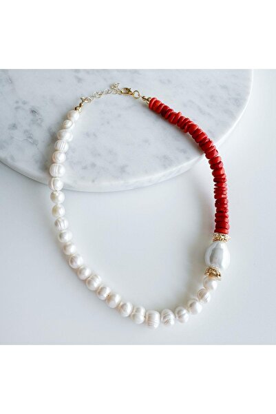 Venus Design barok inci mercan tasarım kolye