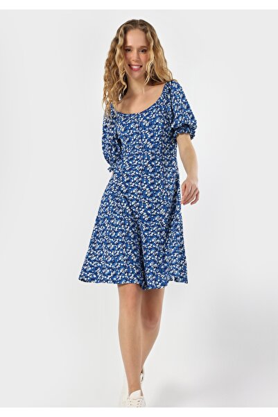 Colin's Regular Fit Baskılı Çok Renkli Kadın Elbise