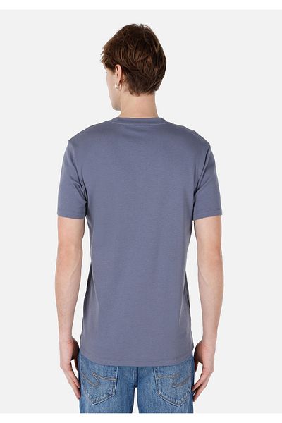 Colin's Regular Fit Crew Neck Basic Blue Men's Short Sleeve T-Shirt