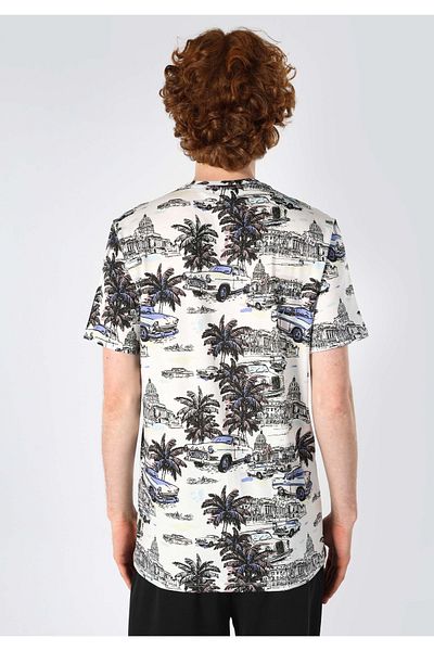 Colin's Men's Short Sleeve T-Shirt - Crew Neck, Regular Fit, Multi Color, Printed