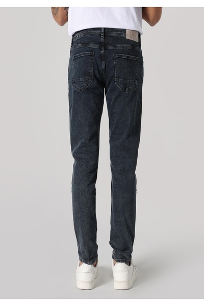 Colin's Pantaloni slim din denim pentru bărbați, cu talie joasă, cu picioare înguste