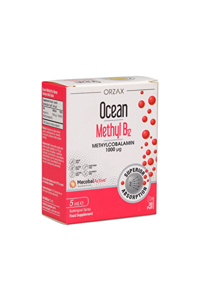 Orzax Ocean Methyl B12 Sprey 1000 Mcg 5 Ml