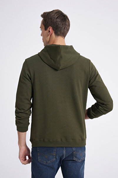 D'S Damat Ds Damat Slim Fit Haki Sweatshirt