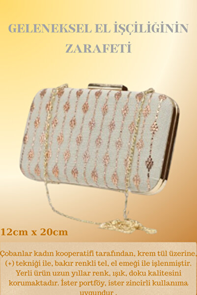 Çobanlar Kadın Kooperatifi Tel Kırma Gece Çantası