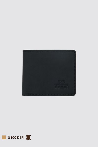 D'S Damat Ds Groom Genuine Crazy Leather Wallet with Black Box