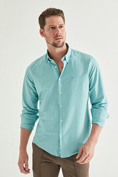 D'S Damat Πουκάμισο Ds Damat Slim Fit Green Gingham