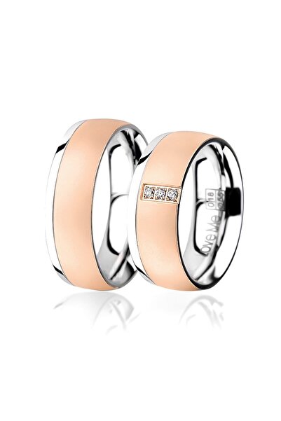 Kaya The Third Love Me Marka 8mm Asla Kararmaz 1. Kalite Rose Beyaz 2 Renk Çe...