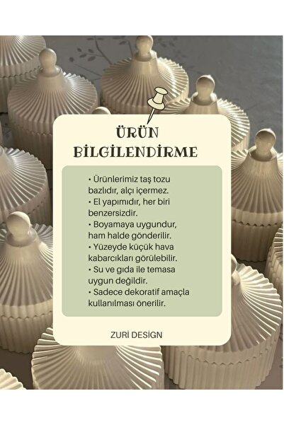 ZURİ DESİGN Bohem Tarz Büyük Boy Vazo Çizgili Bubble Tabak İskandinav Vazo