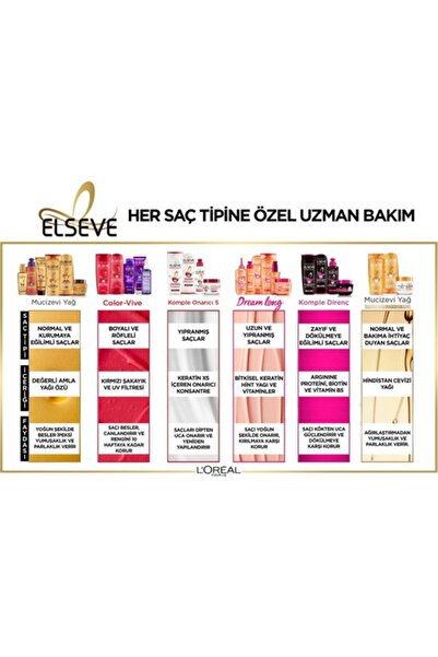 ELSEVE Şampuan 6 Mucizevi Yağ Besleyici 360Ml