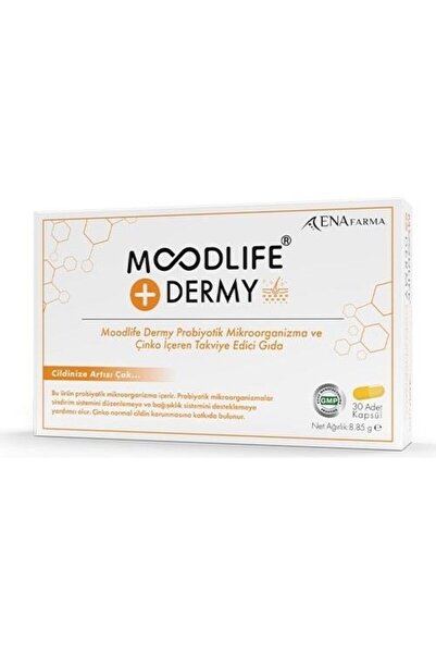 ALVİT Moodlife Dermy Probiyotik Ve Çinko İçeren 30 Kapsül