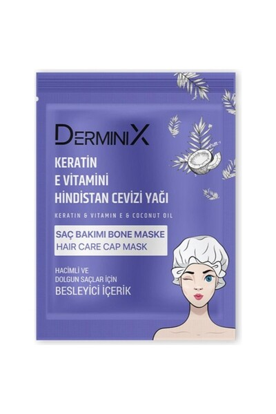 Derminix Keratin & E Vitamini & Hindistan Cevizi Yağı Bone Saç Maskesi