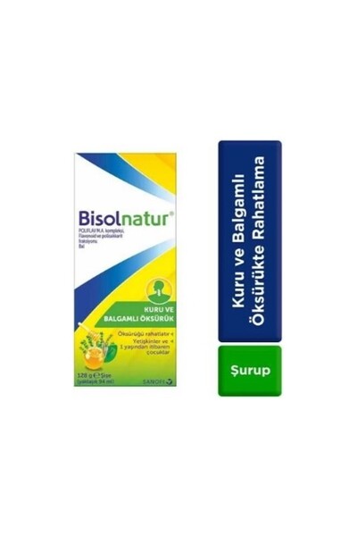 BİSOLDUO Bisolnatur Bitkisel Şurup 128 Gr