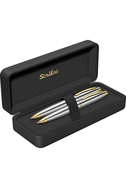 Scrikss WizDesign 88 TÜKENMEZKALEM + VERSATİL SET GOLD KROM (GARANTİLİ-LÜKS K...