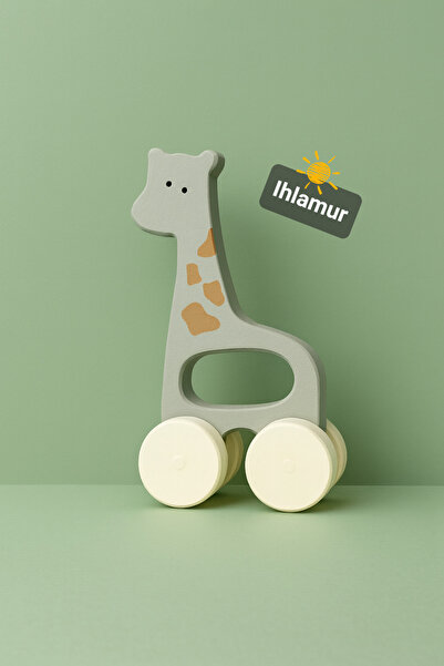 tinyminywoods Bebeğimin İlk Oyuncağı Hediye Oyuncak Bebek Odası Dekor Sevimli Zürafa Oyuncak