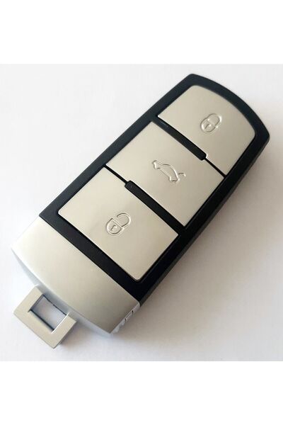 GMA KEYS حاوية مفاتيح ذكية متوافقة مع فولكس فاجن باسات، 3 أزرار