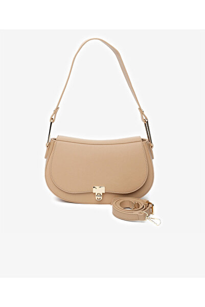 Greyder Kadın Deve Tüyü Omuz Çantası 5Y2CN69707