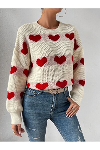 DEHA textile Knitwear heart sweater