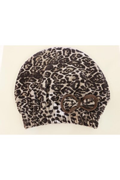 Ender Home Ελαστική πετσέτα στεγνώματος κεφαλιού με εμπριμέ φιόγκο