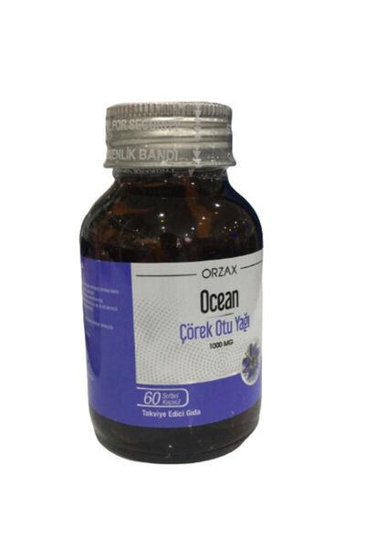 Ocean Çörek Otu Yağı 60 Kapsül Şişe