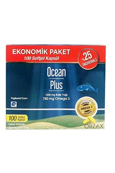 Ocean Balık Yağı 100 Softjel Kapsül 1200 mg
