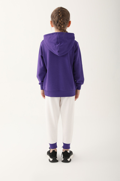 Frozen D4827-3 Children's Purple Tracksuit Set