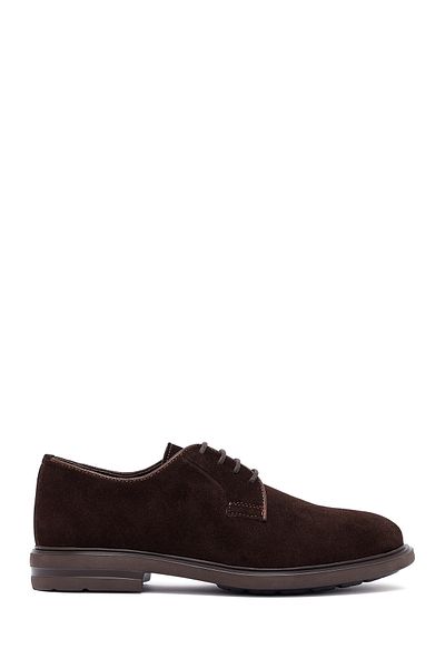 Derimod Men's Brown Lace-Up Suede Leather Casual Shoes 25Wfd710210