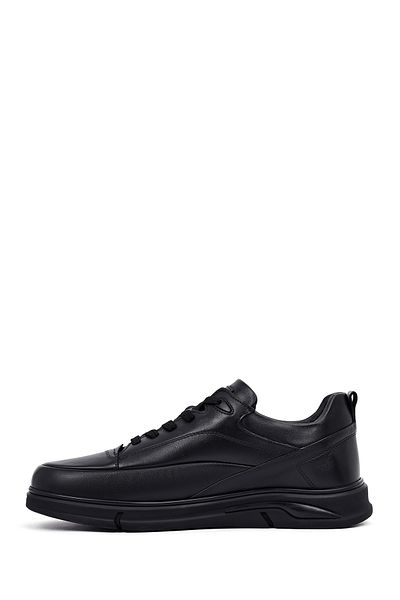 Derimod Men's Black Lace-Up Leather Casual Sneaker 25Wfd650118