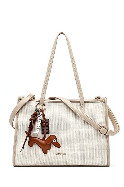 Derimod Women's Beige Long Strap Shoulder Bag 25Sbd254014
