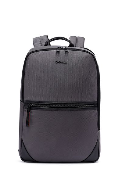 Derimod D-Pack Men's Gray Fabric Backpack 25Sbd30226F