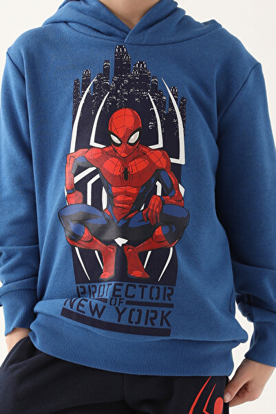 SPIDERMAN Spider Man D4830-3 Çocuk  Saks Mavi Eşofman Takımı